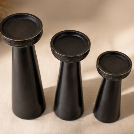 Dark Moghul Candle stand